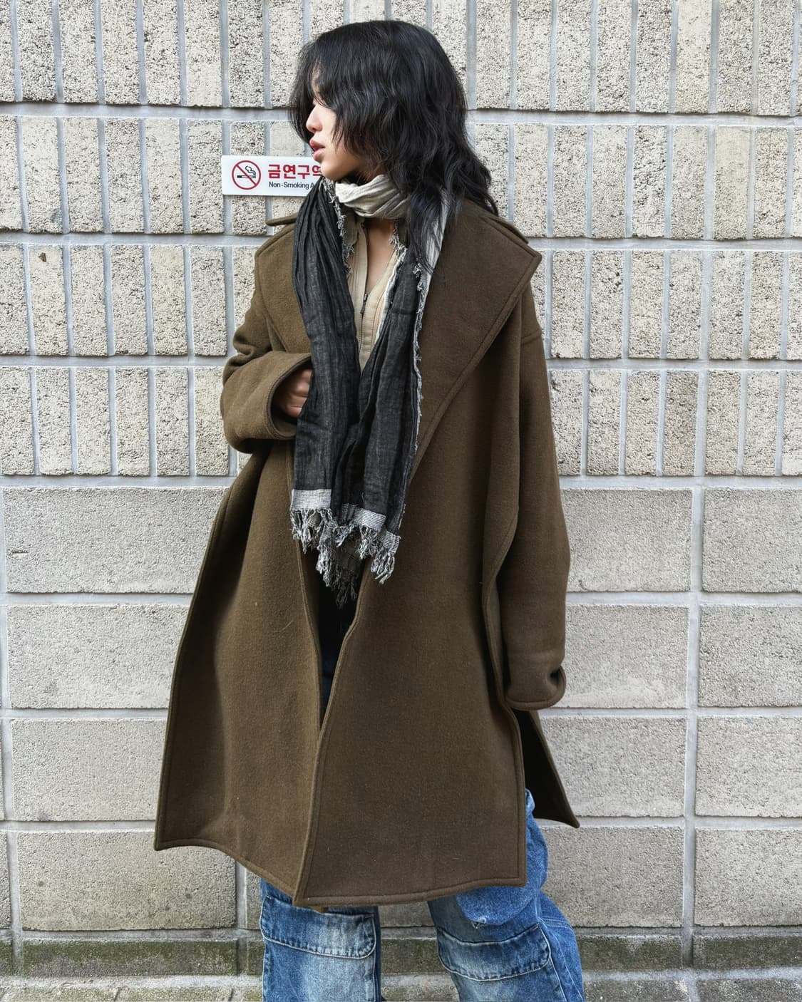 셀린느 피비 파블로 시즌 아카이브 사이드 디테일 오픈 코트 상품이미지7