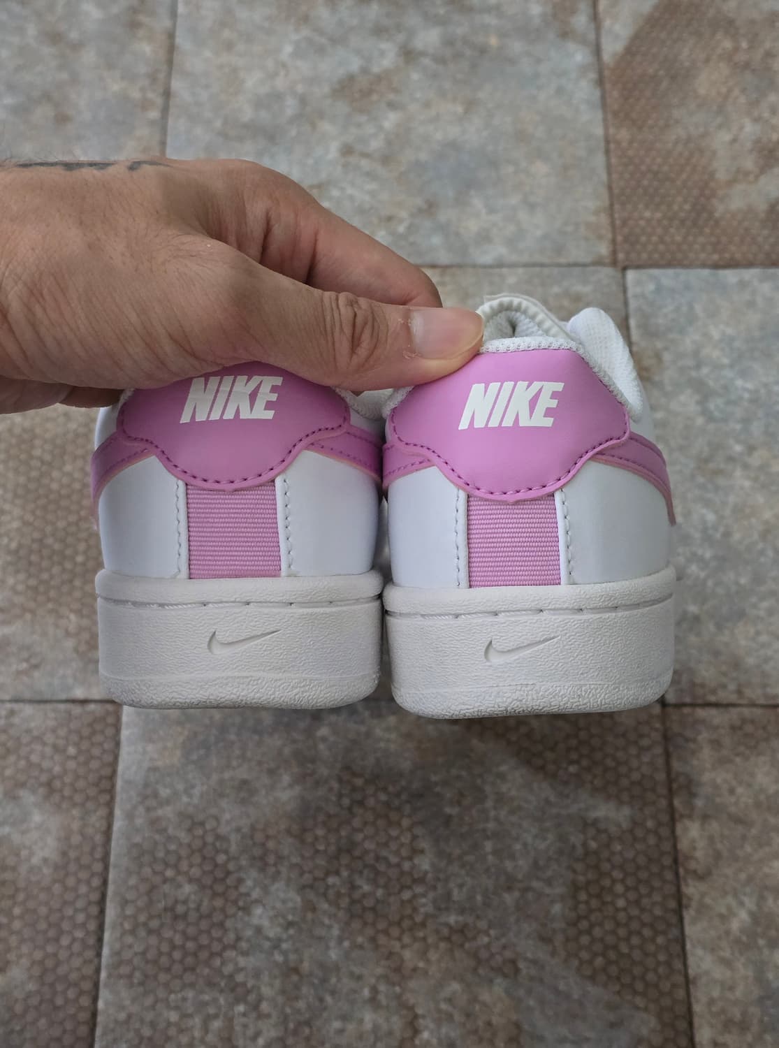 (240)나이키 코트 로얄 2 화이트 핑크 상품이미지8