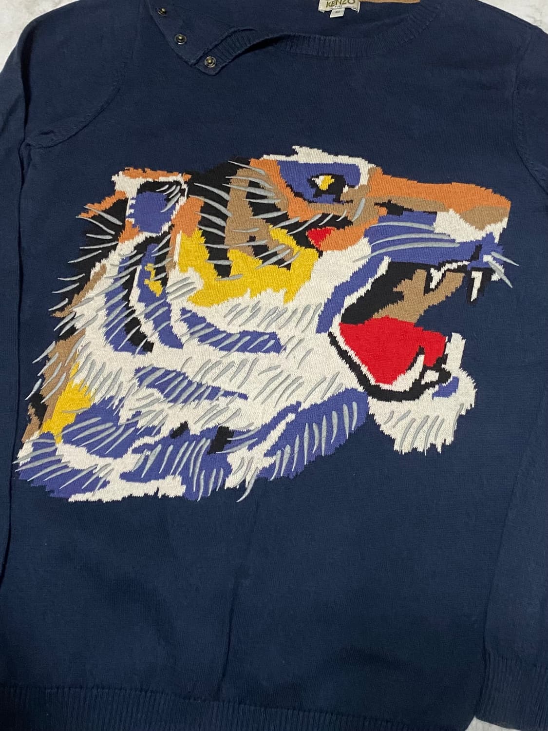 겐조 타이거 자수 니트 사이즈 95 상품이미지4