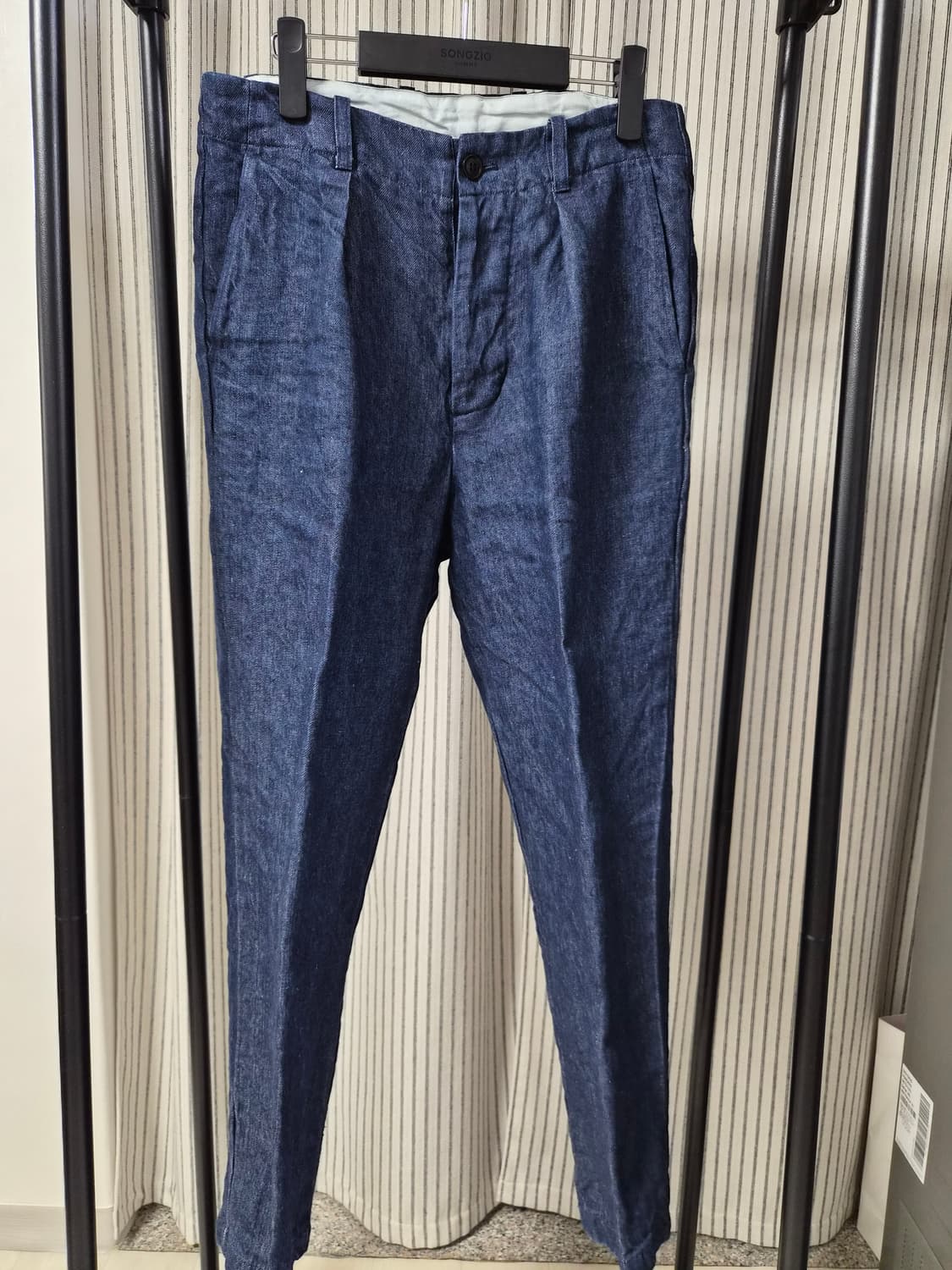 12.5oz Linen Denim Pants 상품이미지1
