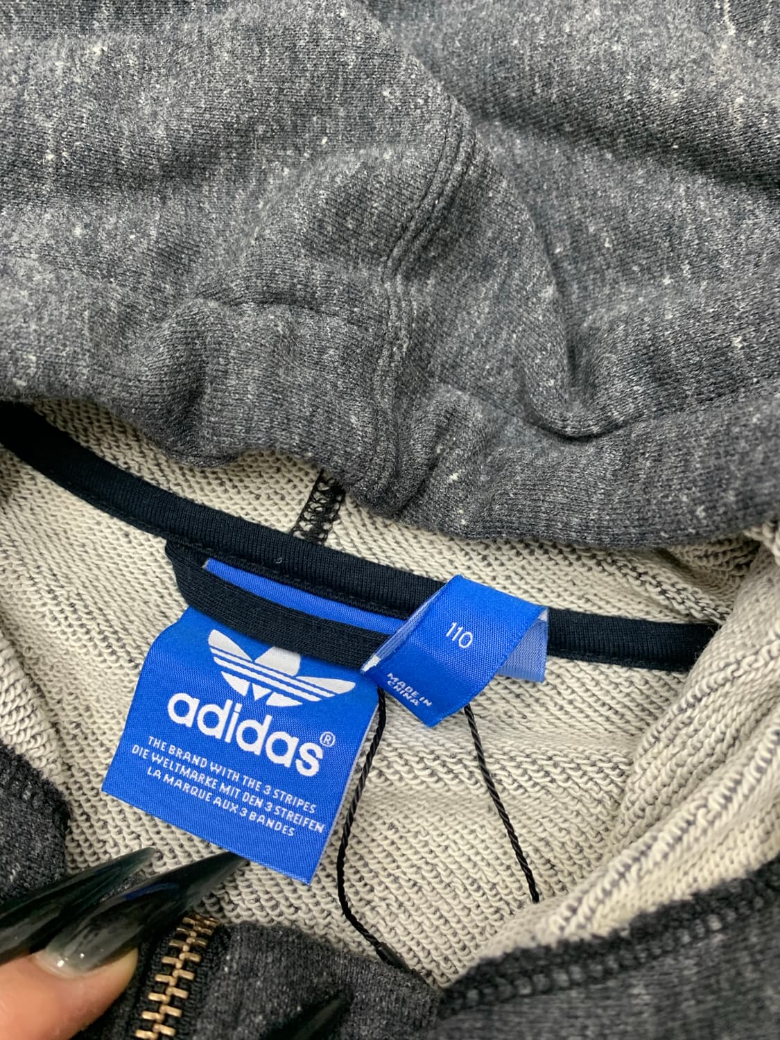 아디다스 차콜 후드집업 #396 상품이미지4