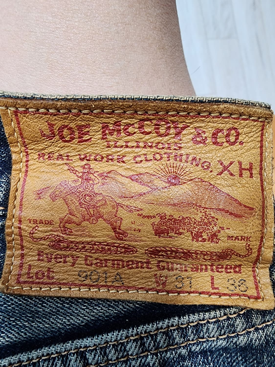 Levi’s Japan 901A 셀비지 데님 (Joe McCoy 스타일) 상품이미지3