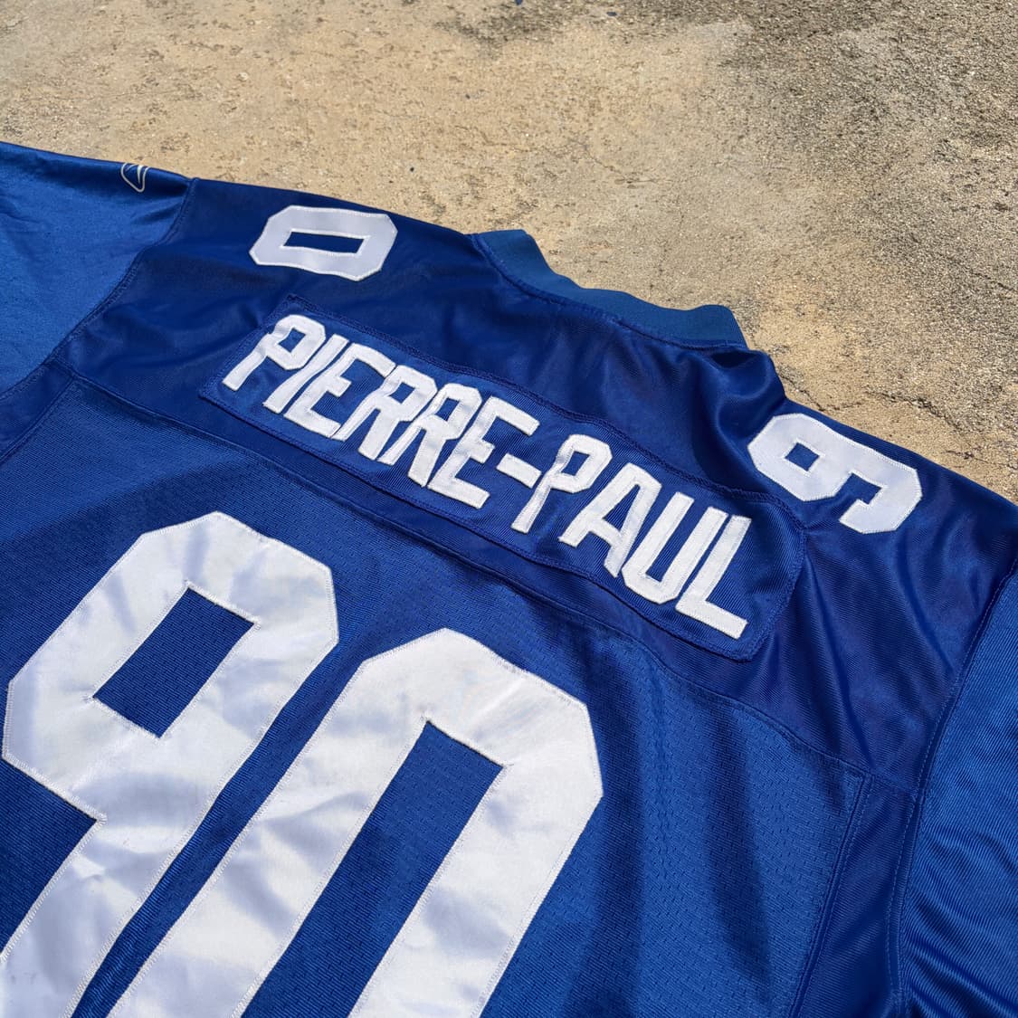 리복 NFL 뉴욕 자이언츠 제이슨 피에르폴 유니폼 져지 XL 상품이미지7