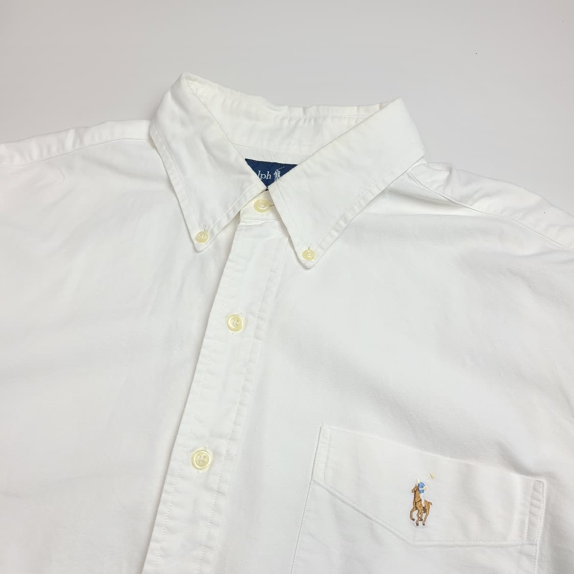 택포]폴로 화이트 셔츠 2XL 상품이미지5