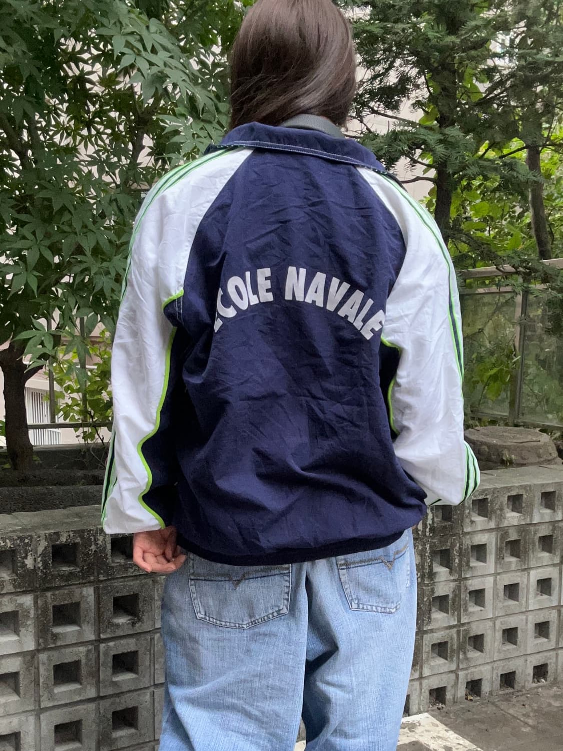 90s ADIDAS 올드스쿨 그린 유니폼 윈드브레이커 상품이미지3