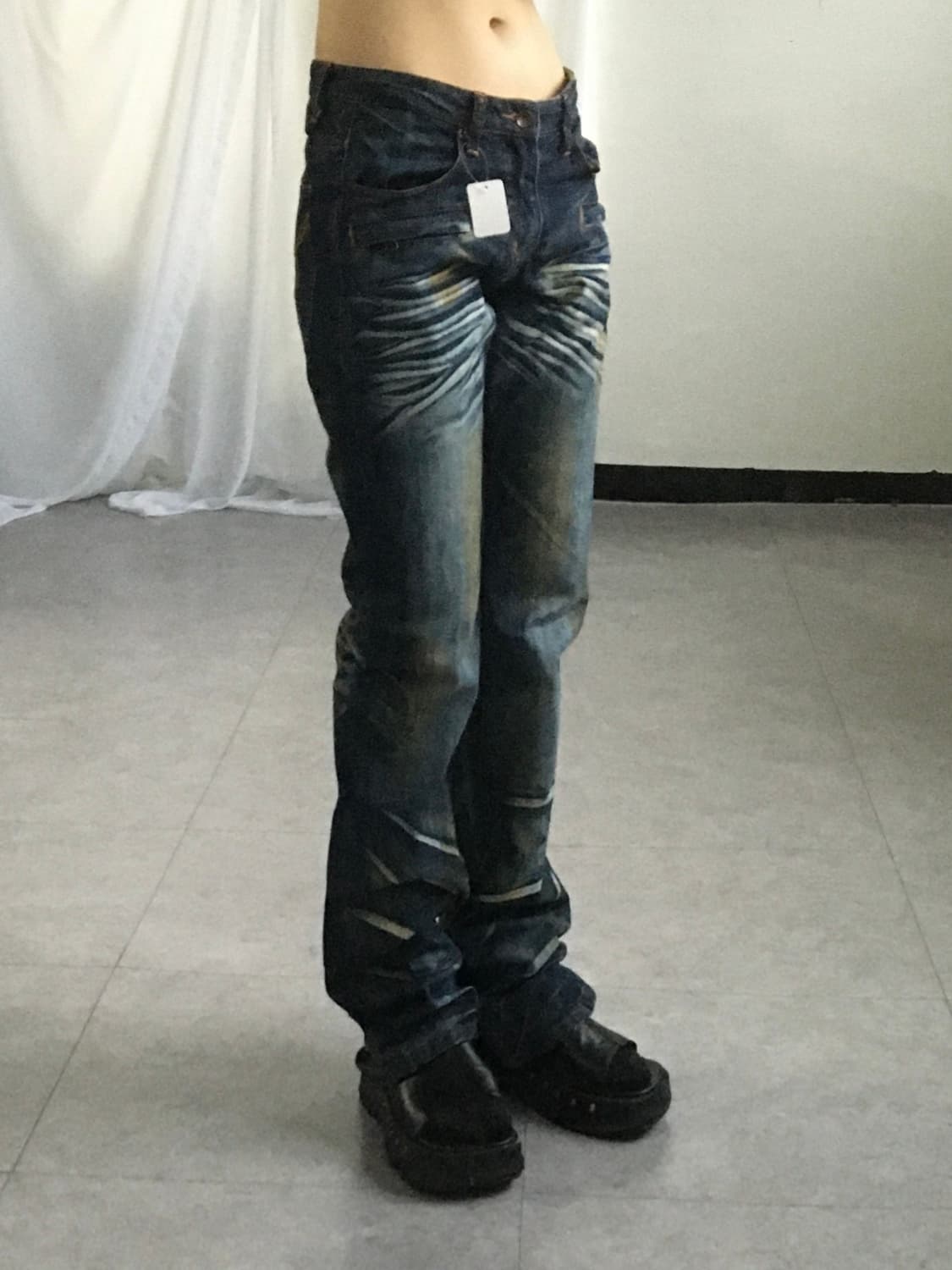 Semantic design washing pants 상품이미지6