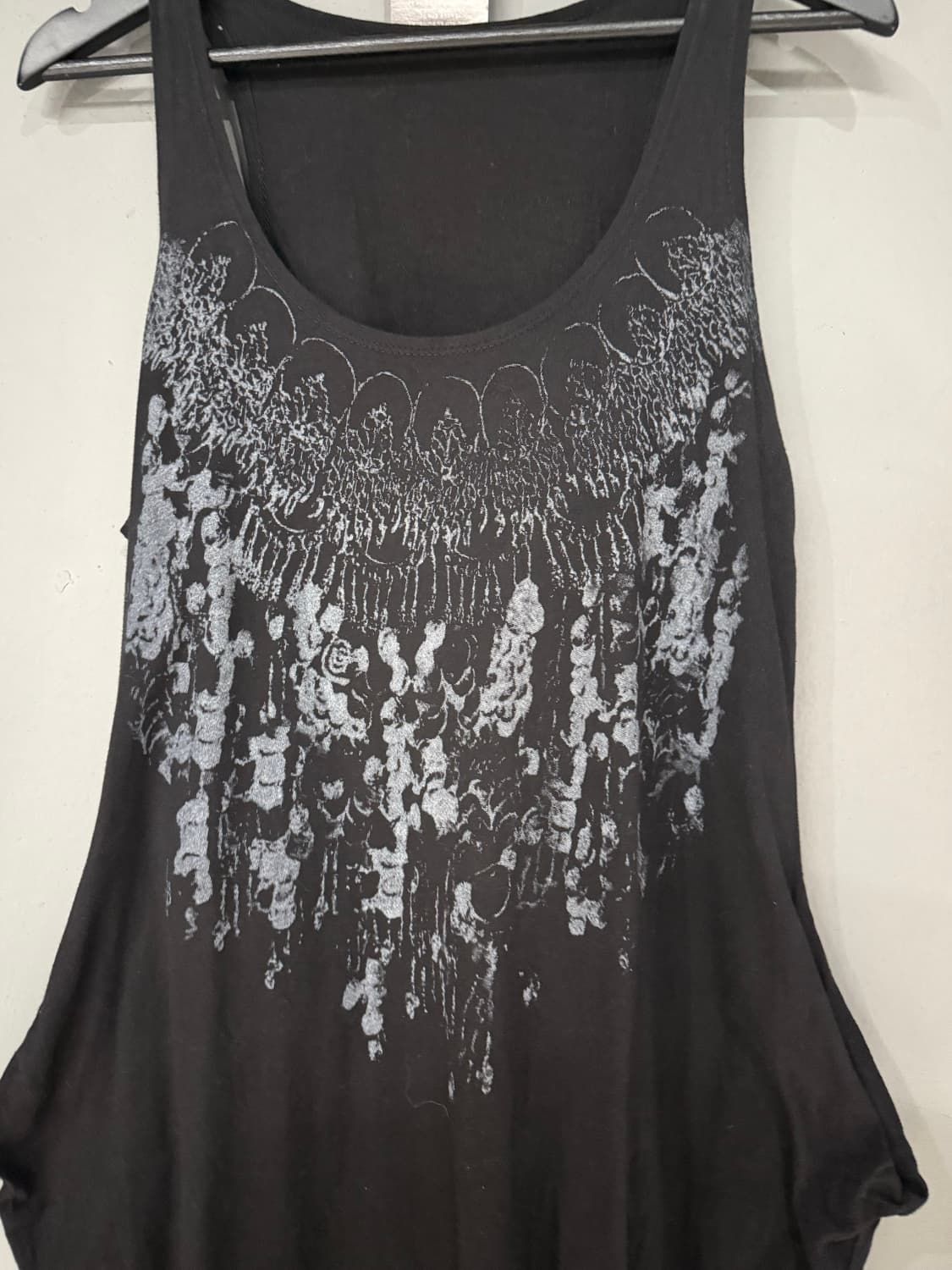 unique printing detail pocket sleeveless 상품이미지5