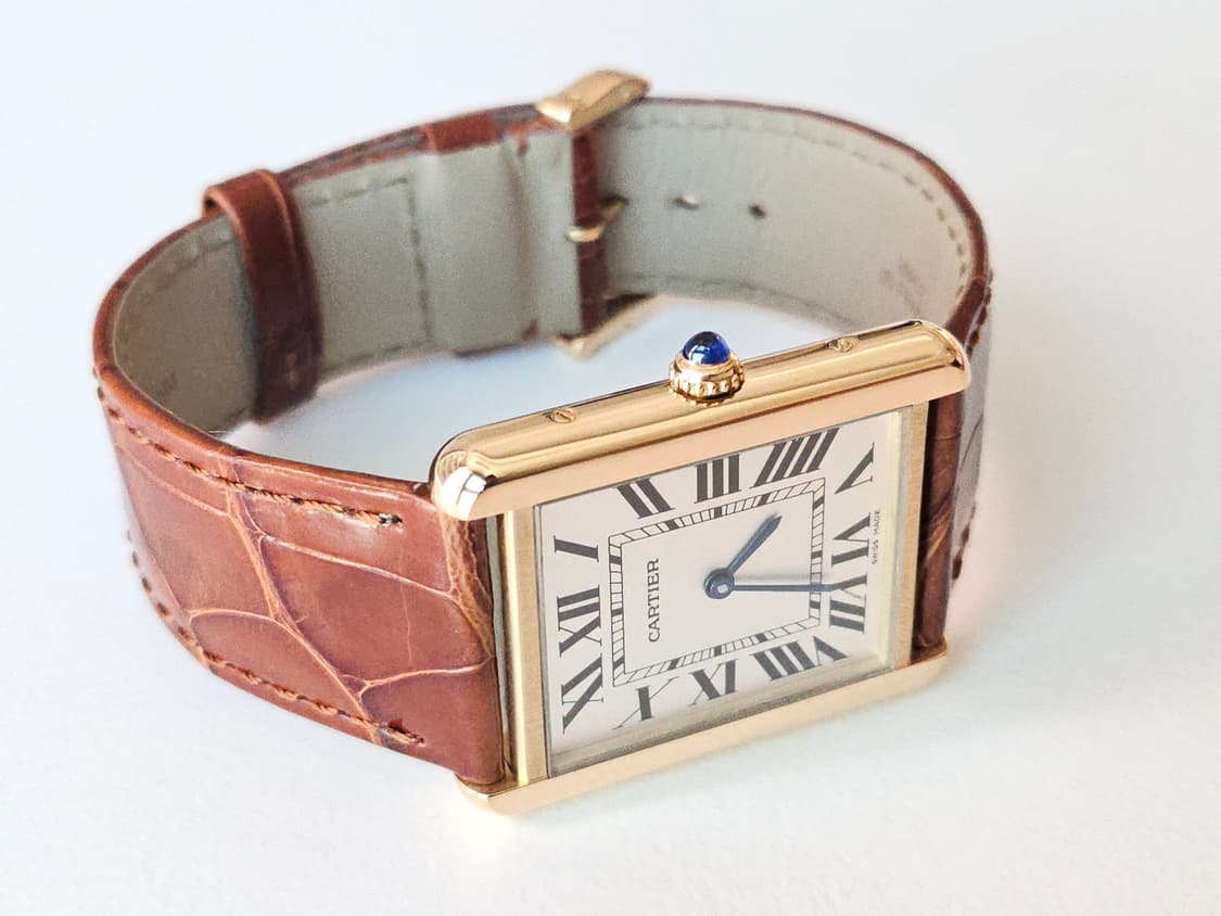 까르띠에 탱크 솔로 18k  옐로우골드 라지모델 상품이미지3