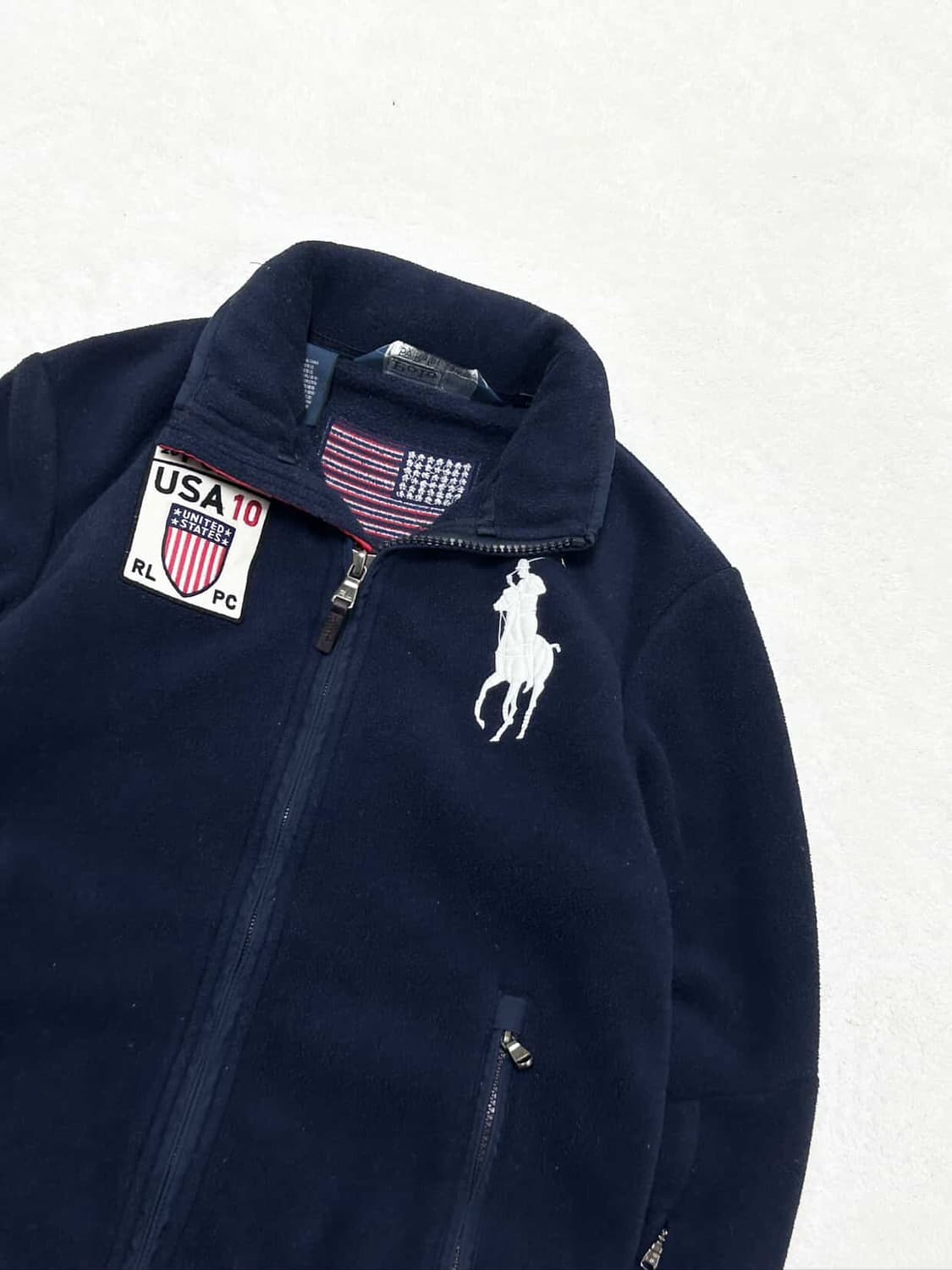 폴로 USA 빅포니 네이비 플리스 집업 상품이미지7