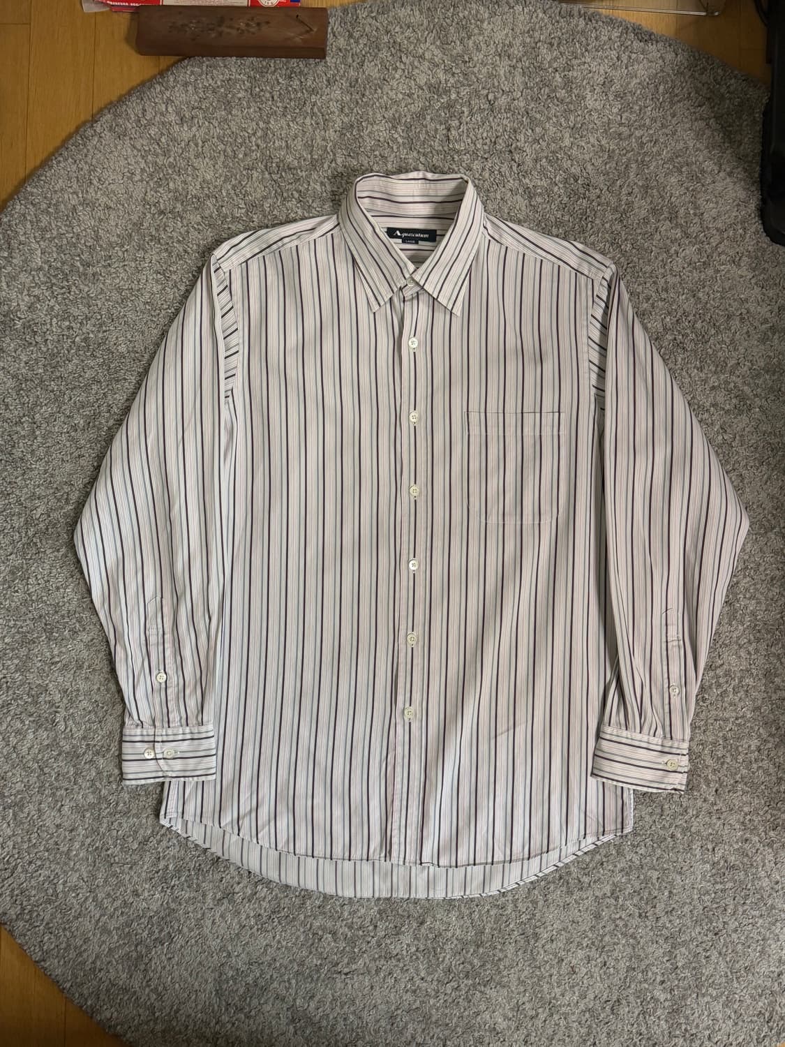 아쿠아스큐텀 클래식 스프라이트 셔츠 상품이미지1