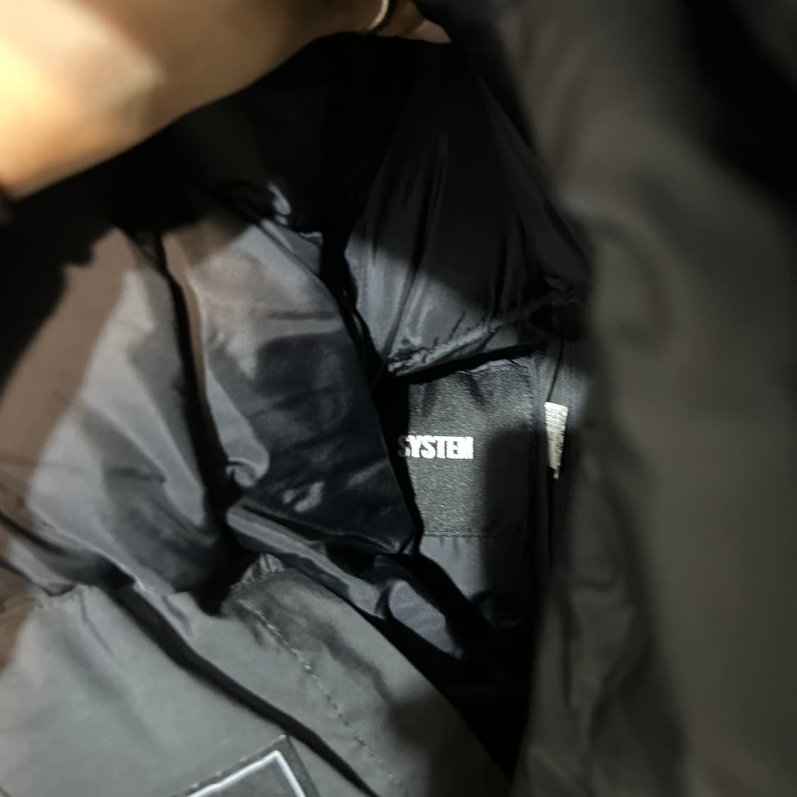 한섬 시스템옴므 남성 라쿤퍼 구스 패딩 새상품급 105 상품이미지4