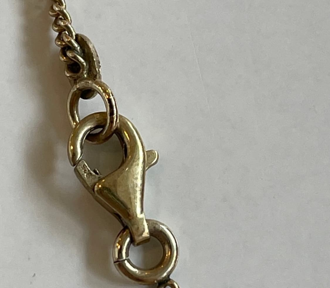 희귀) 샤넬 CC logo and Sailboat 실버925 목걸이 상품이미지6