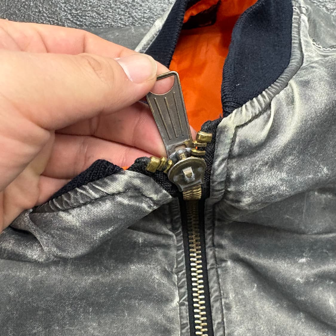 (110)빈티지워싱MA-1 상품이미지5