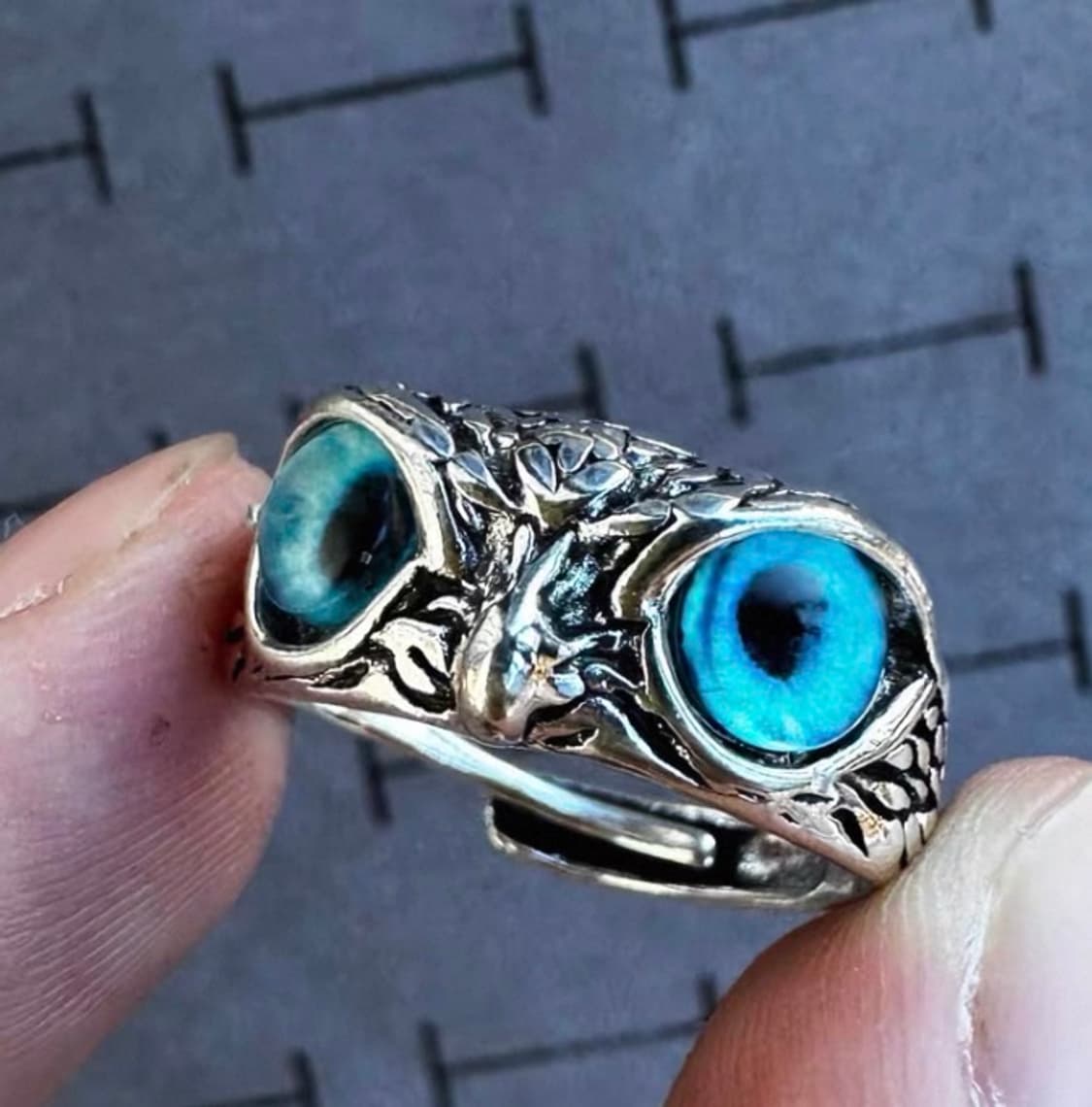 빈티지 부엉이 반지 링 상품이미지1