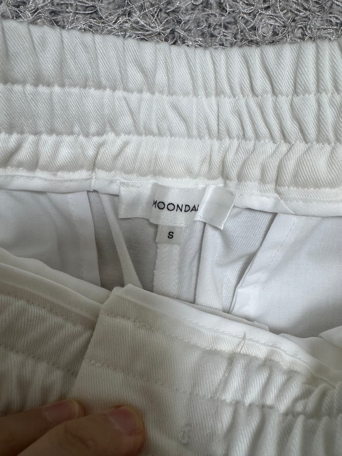 문달 Cotton Volume Tuck Pant 아이보리 S 코튼팬츠 상품이미지4