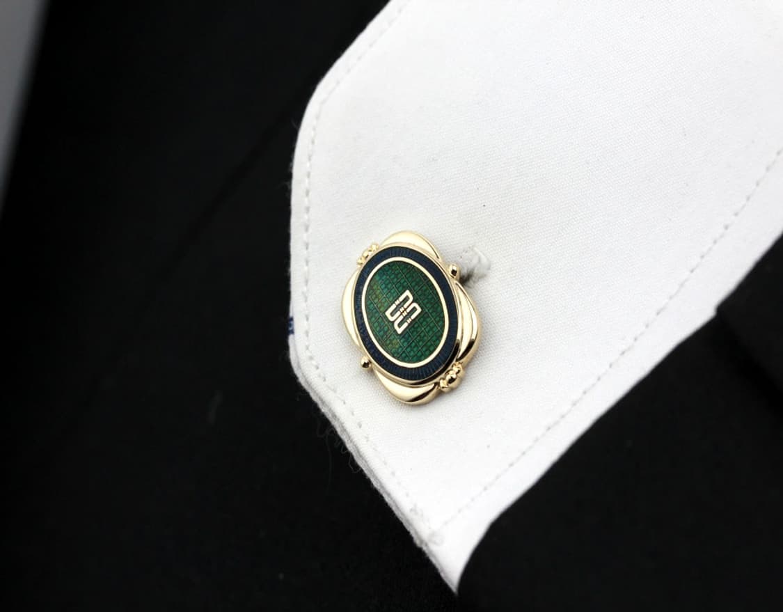 닥스 A+등급 5.3cm 남자 명품 넥타이핀 커프스 세트 상품이미지8