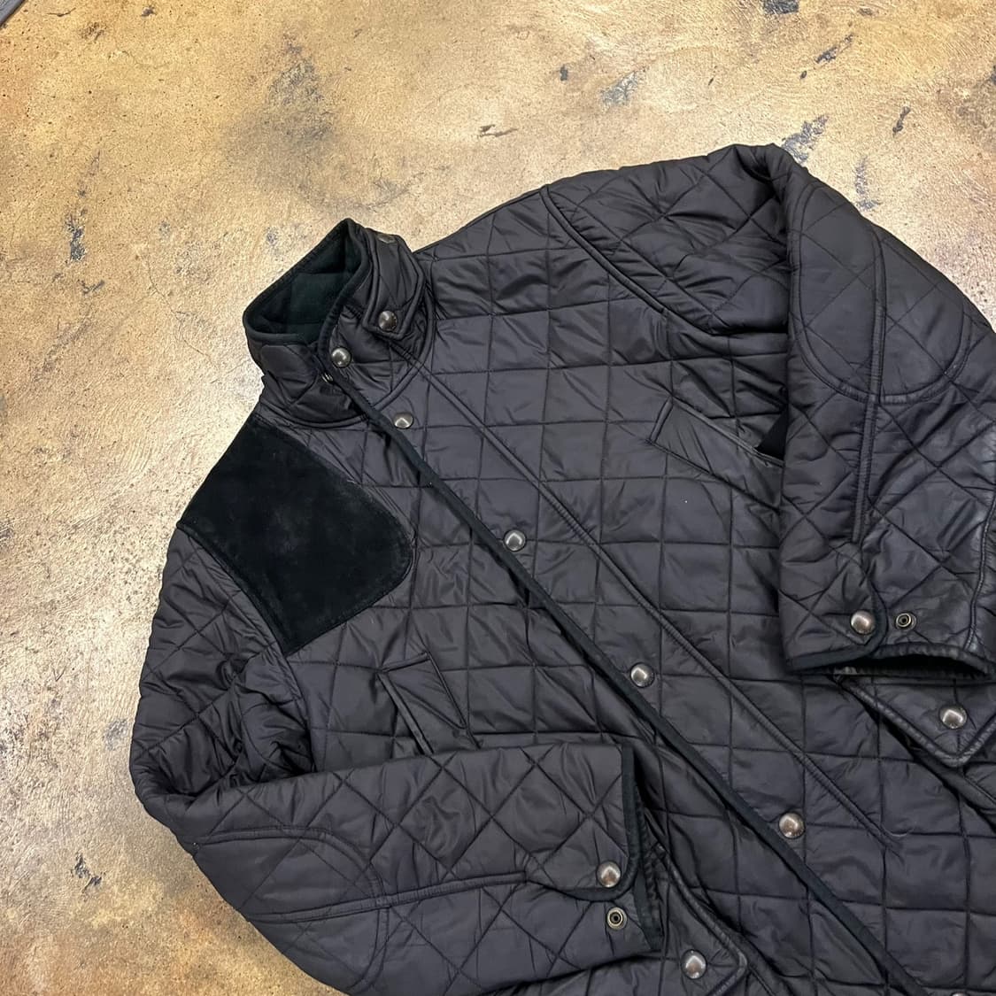 [정품/M] 폴로 랄프로렌 블랙 퀼팅 자켓 패딩 점퍼 b16 상품이미지1
