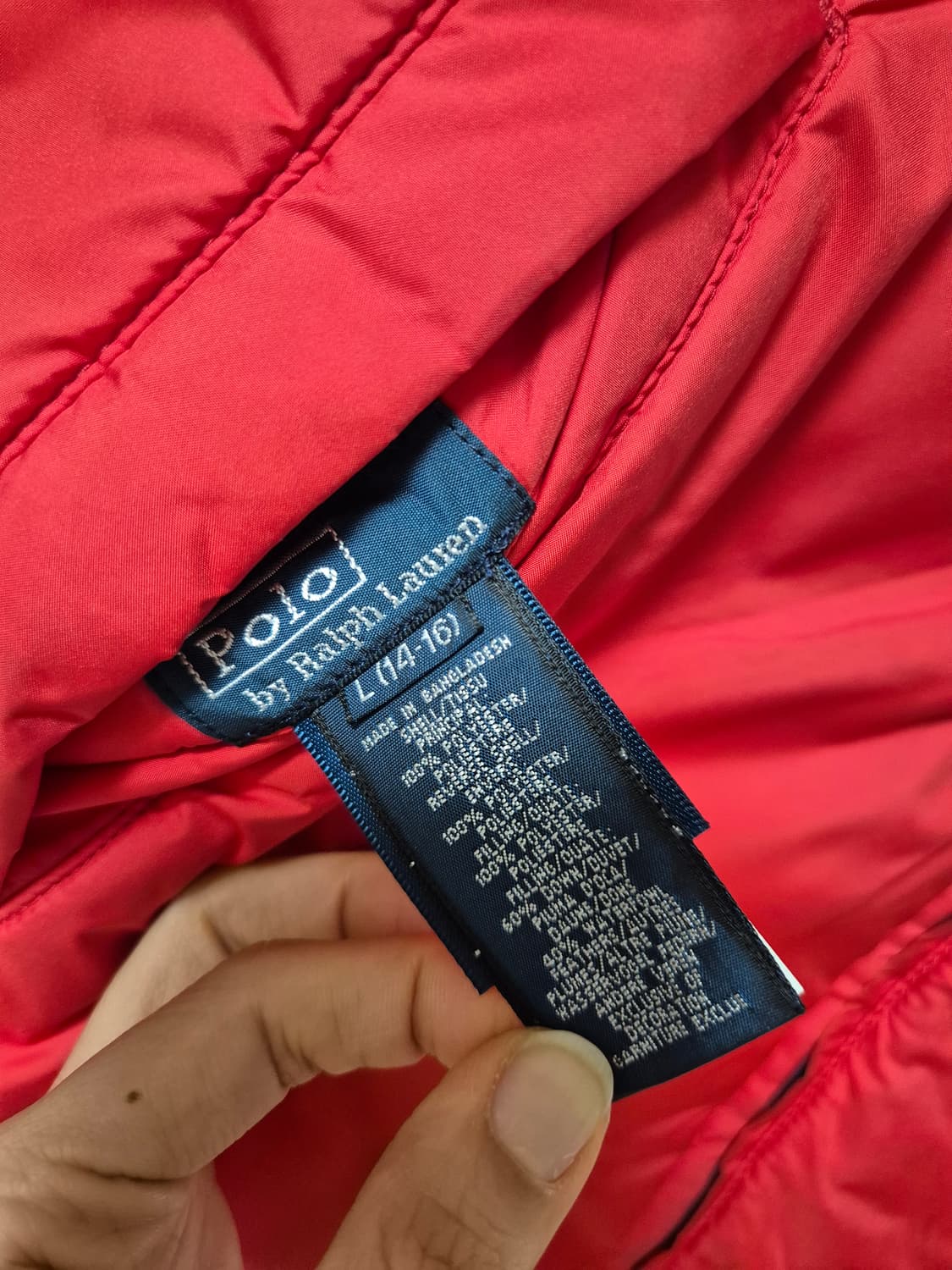 폴로 랄프로렌 다운 패딩 조끼 여성 55 양면베스트 리버시블 상품이미지9