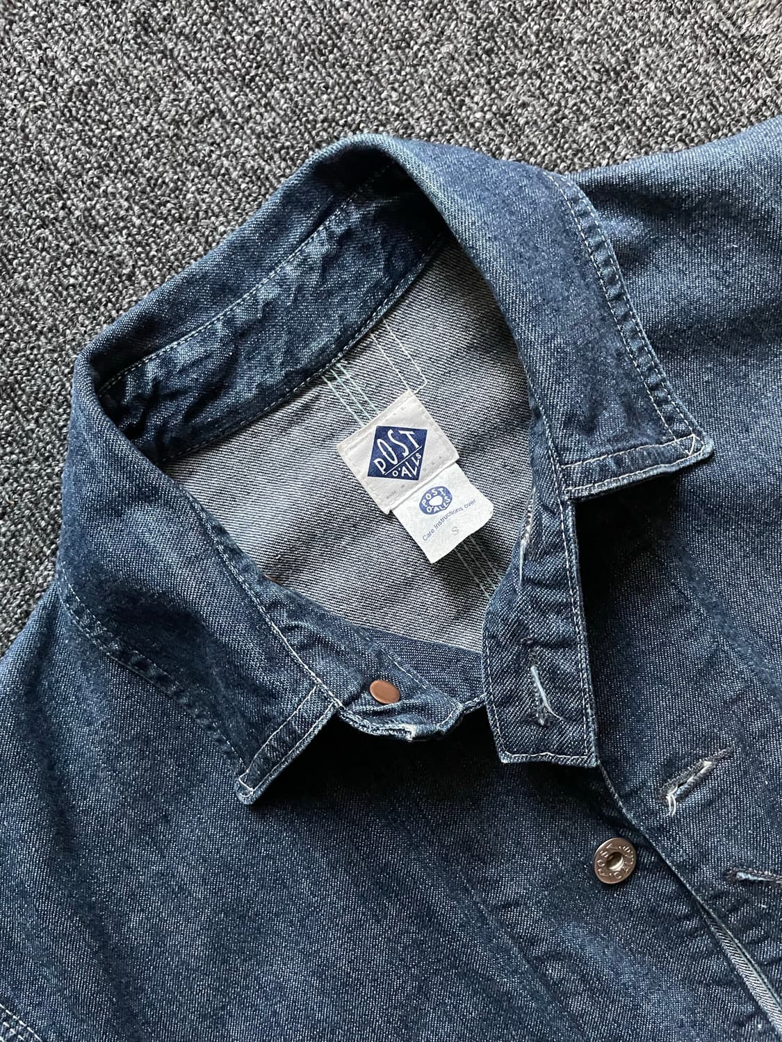 포스트오버롤즈 데님 커버올 엔지니어자켓 (드레익스아나토미카피그벨RRL) 상품이미지2