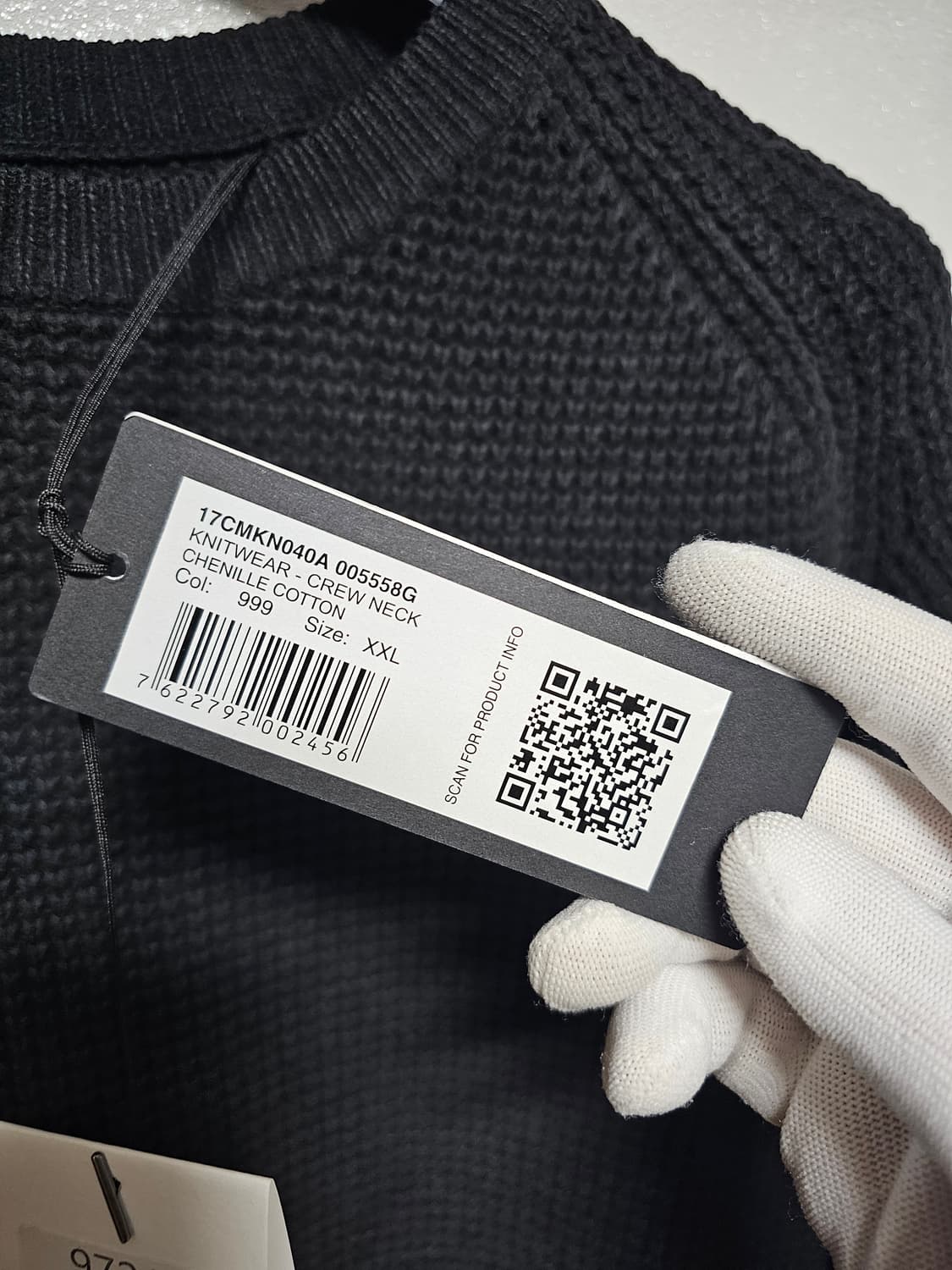 CP컴퍼니 COTTON CHENILLE CREWNECK FULL KNIT 상품이미지5