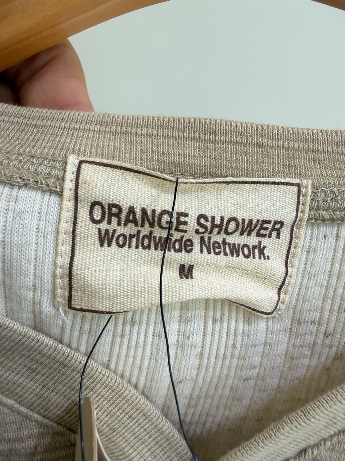 ORANGE SHOWER 헨리넥 반팔 티셔츠  상품이미지7