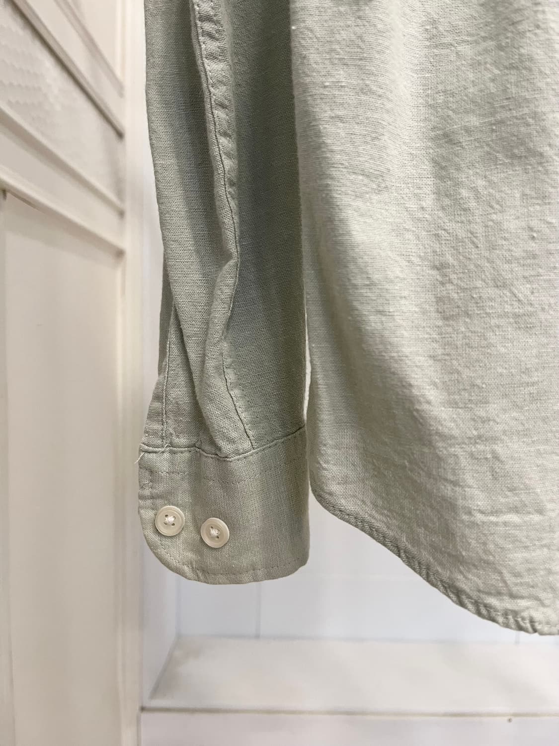 앤드지 밝은 그린 헨리넥 셔츠 상품이미지5