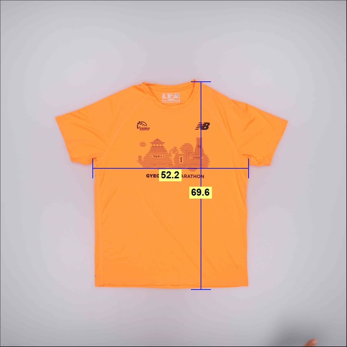 XL 뉴발란스 경주마라톤 티셔츠 0609H 상품이미지6