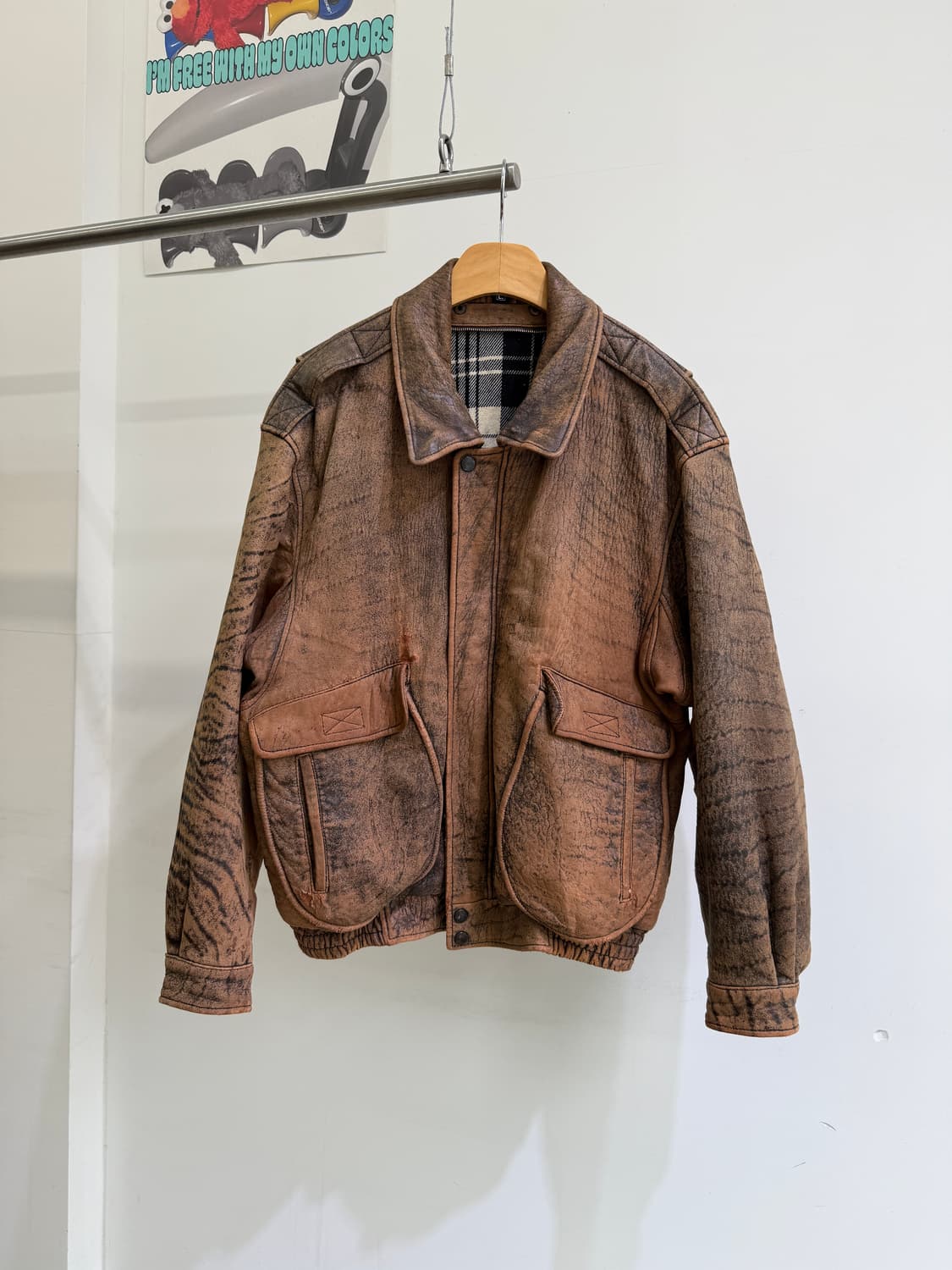 VINTAGE (Made in Japan) 레더 자켓  상품이미지1