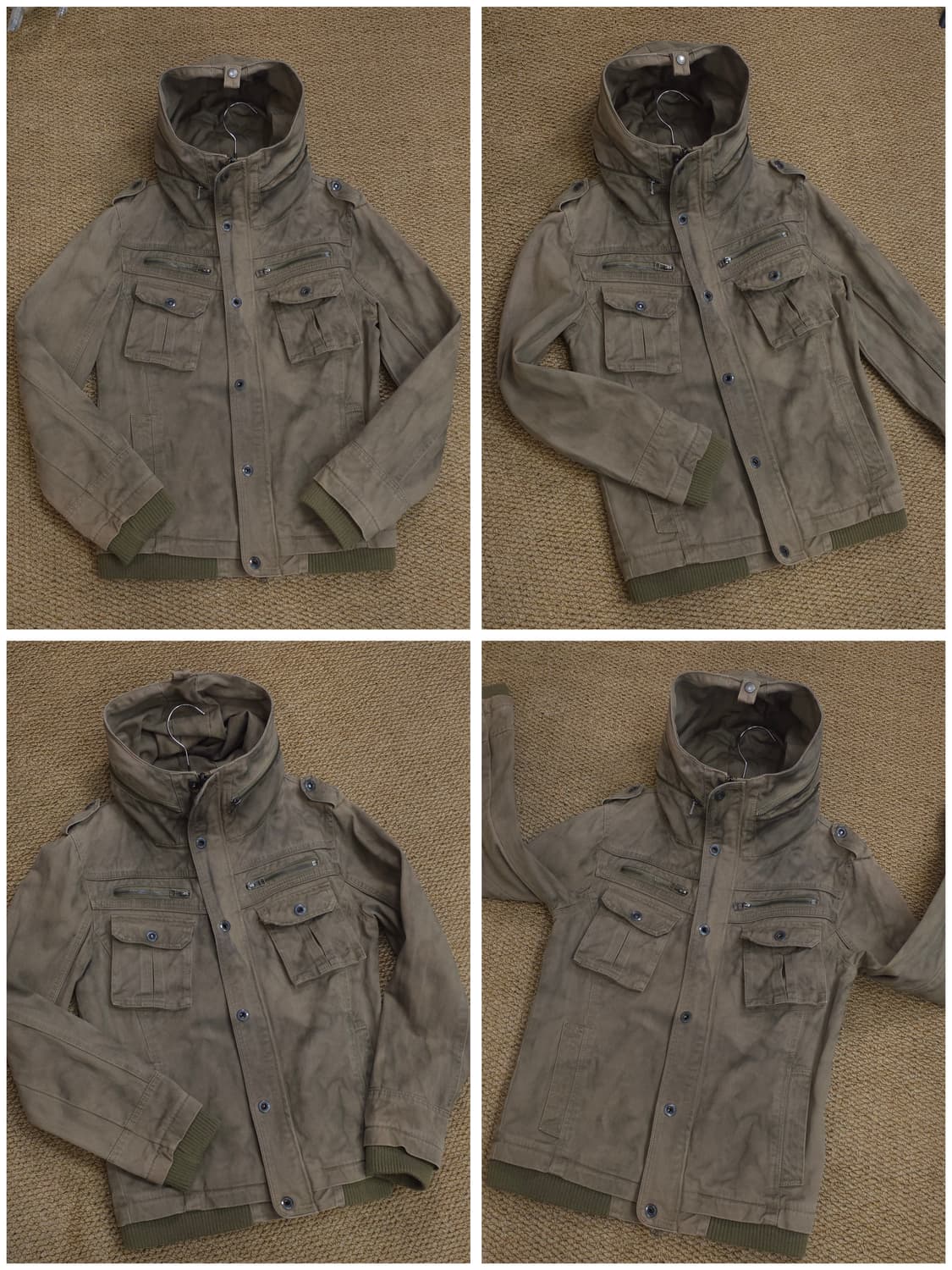 일본브랜드 in the attic ET후드 야상 상품이미지2