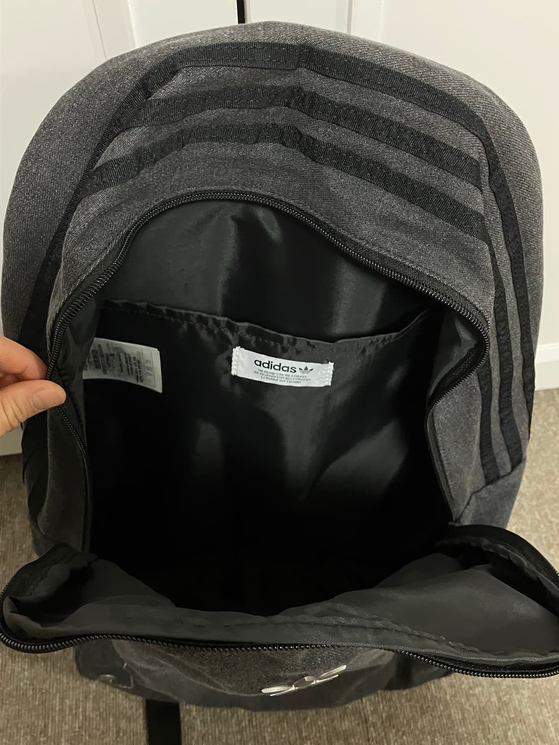 [아디다스] 블랙데님 백팩  상품이미지4