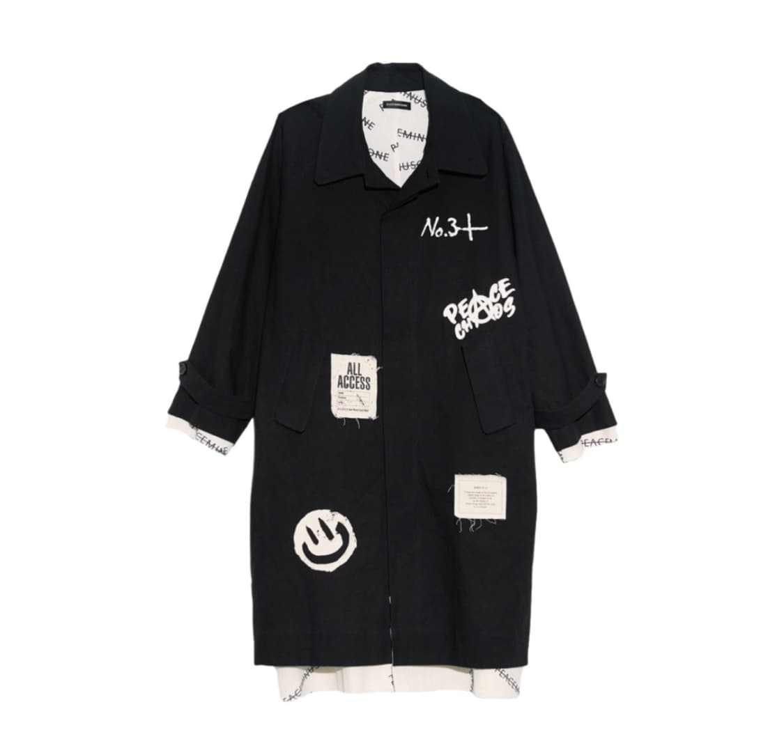 피스마이너스원 #1 코트 블랙 상품이미지1