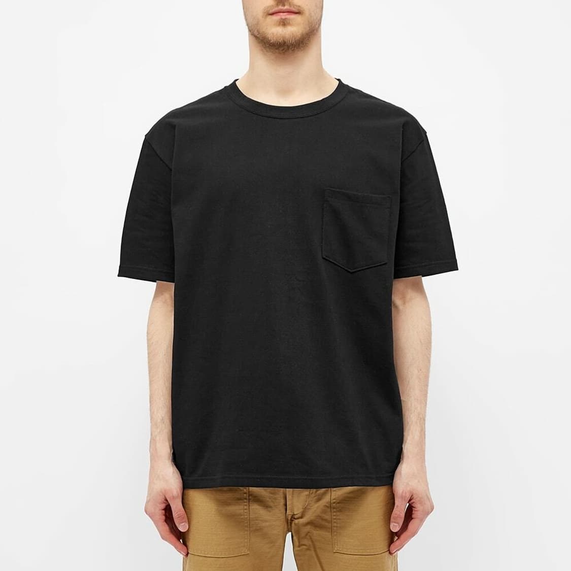 [새상품/M-L] 오어슬로우 포켓 반팔 티셔츠 블랙 상품이미지9