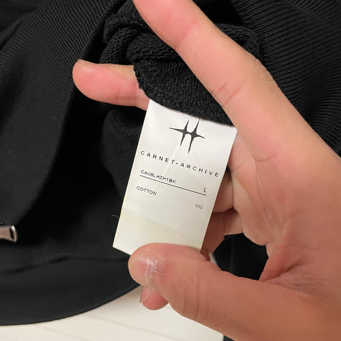 카르넷아카이브 램헤드 후드집업 상품이미지7