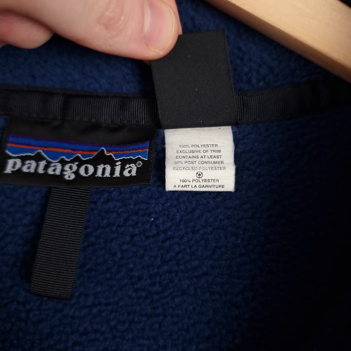 90s 파타고니아 신칠라 스냅-T 블루/네이비 자메이카 상품이미지6