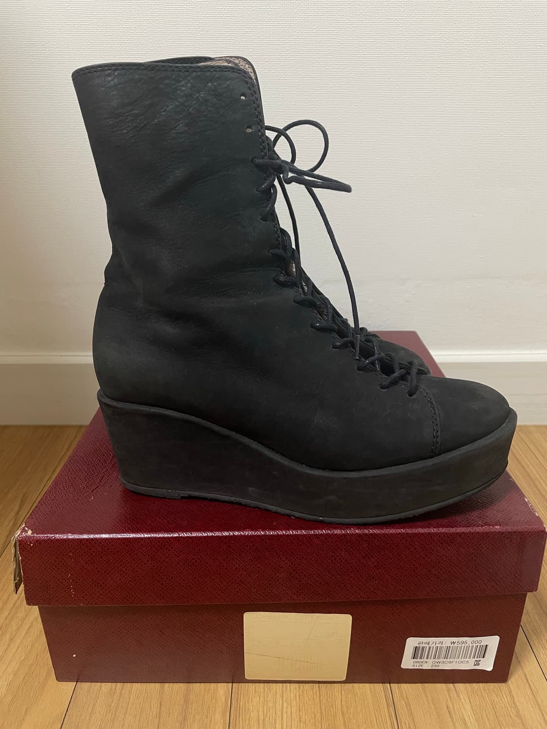 오프닝 세레모니 레이스업 부츠 230-235 상품이미지5