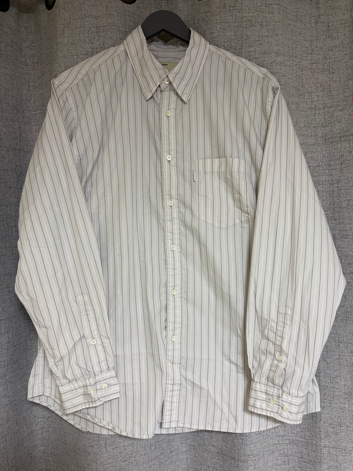 3 포터리 다운 셔츠 실버 스트라이프 상품이미지3