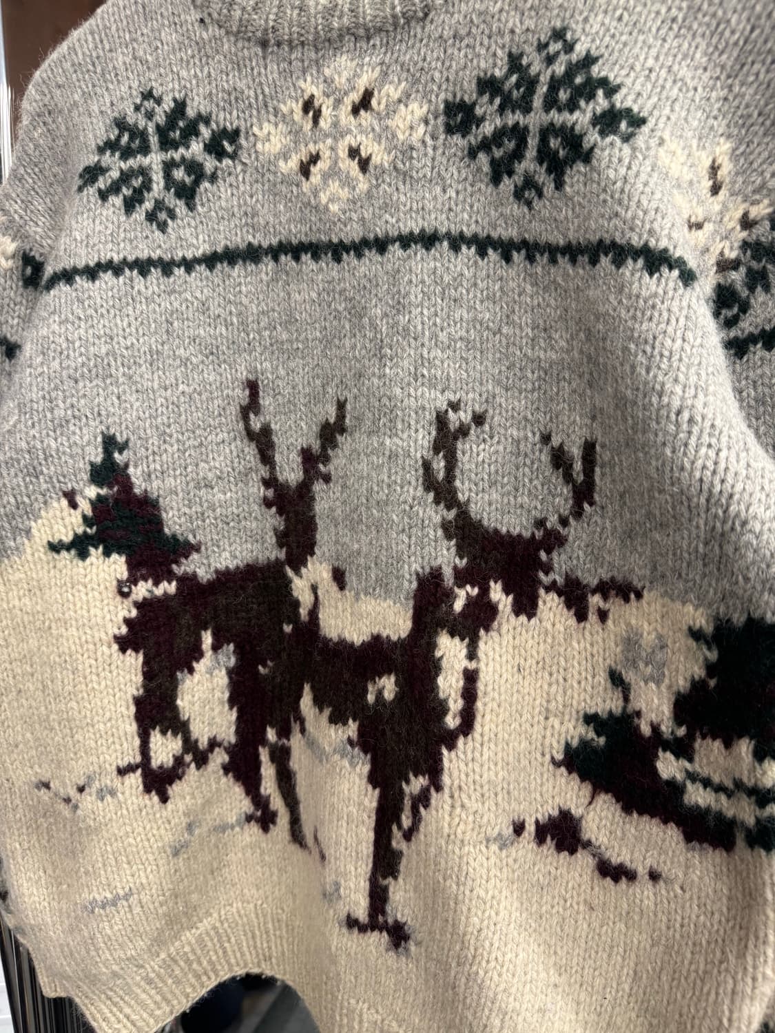 맥그리거 빈티지 패턴 니트 상품이미지2