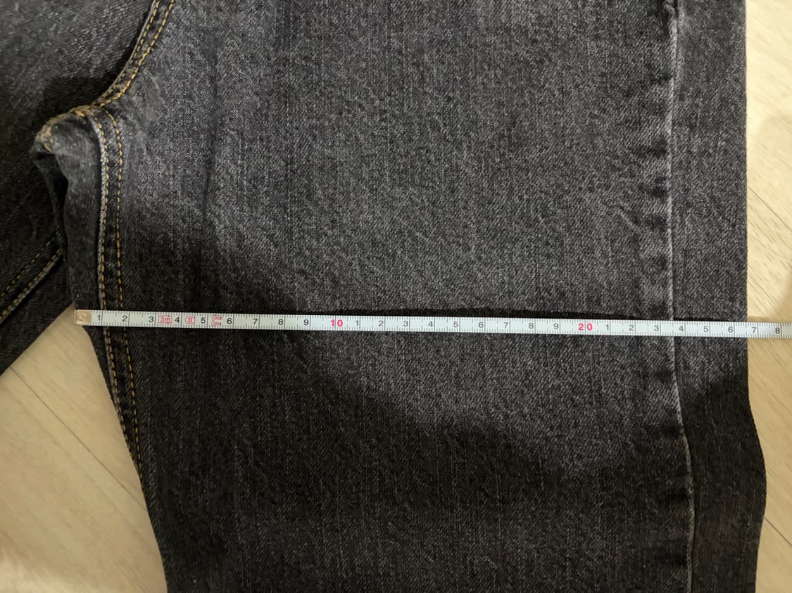 블랙업 릭커스 흑청 데님 팬츠 상품이미지3