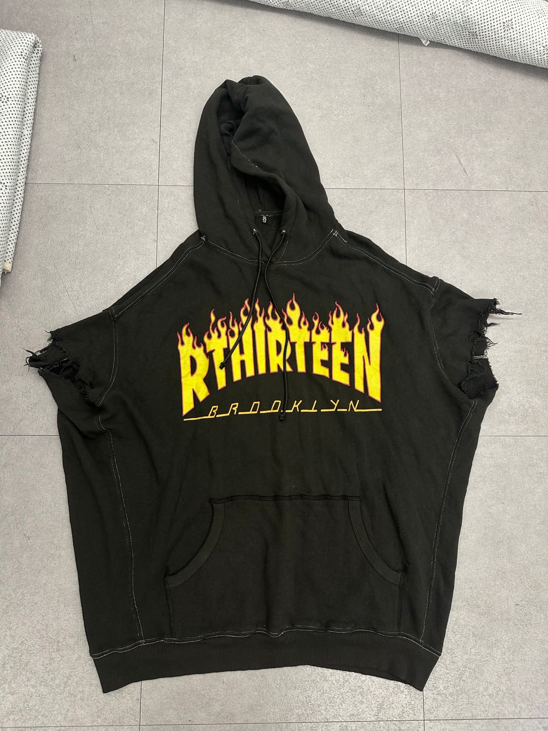 R13 오버핏 후드 상품이미지2