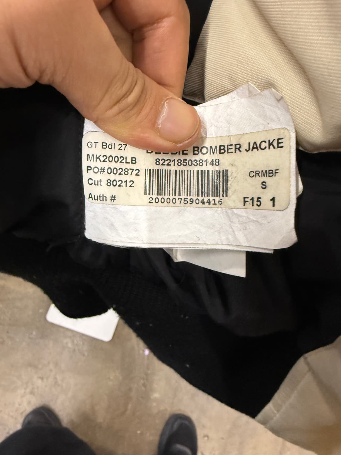 무스너클 정품 여성 봄버 패딩 아이보리 스몰 상품이미지10