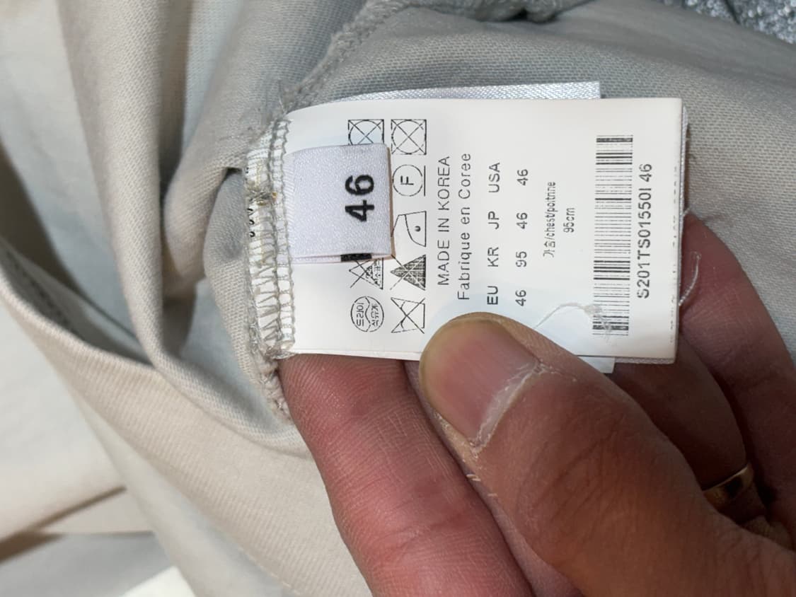 솔리드옴므 후드티셔츠 46사이즈 상품이미지6