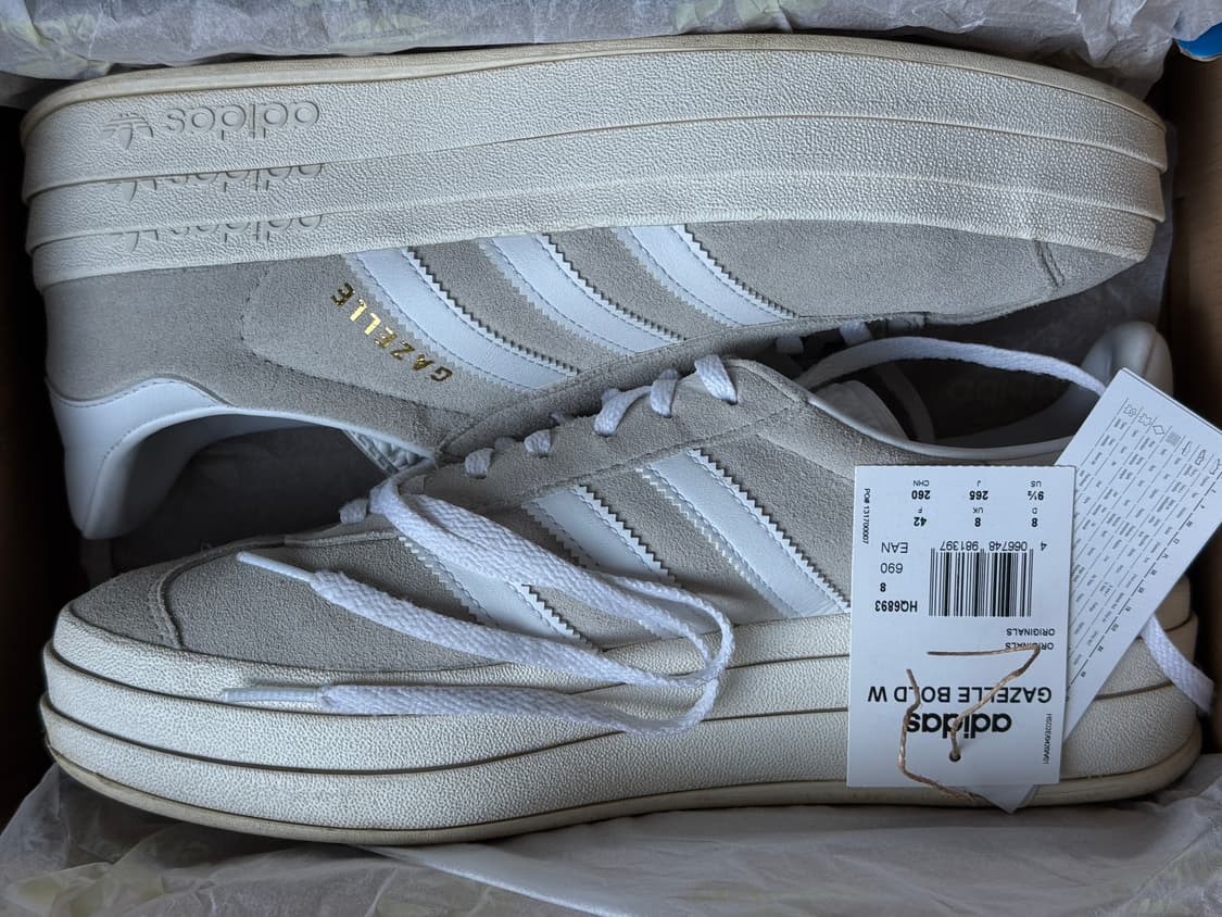 아디다스 가젤 볼드 W - 그레이:화이트 / 265 상품이미지1