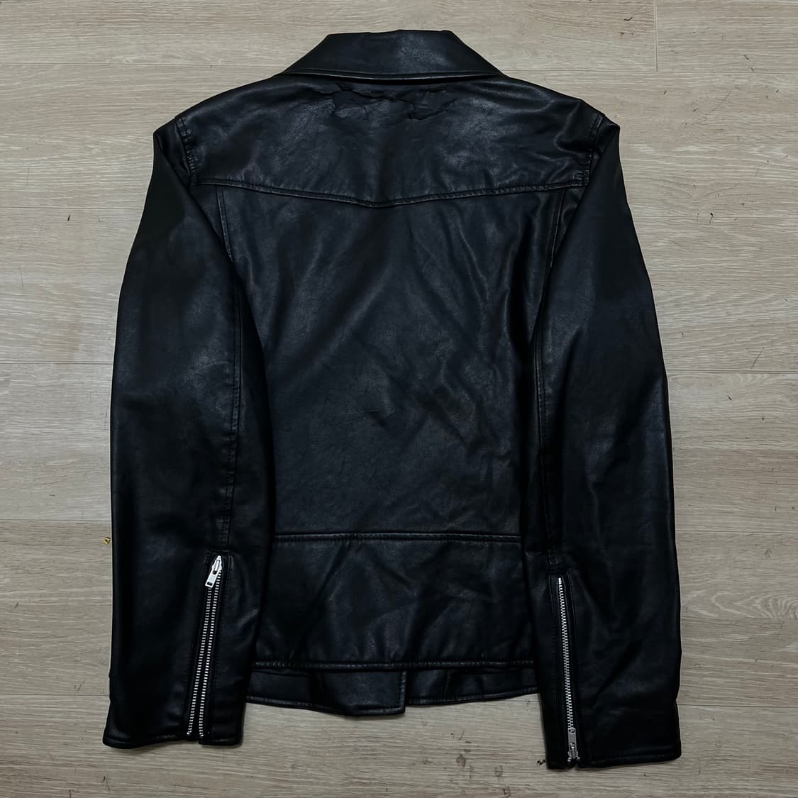 유니클로 레더 라이더 가죽 자켓 M/95 상품이미지8