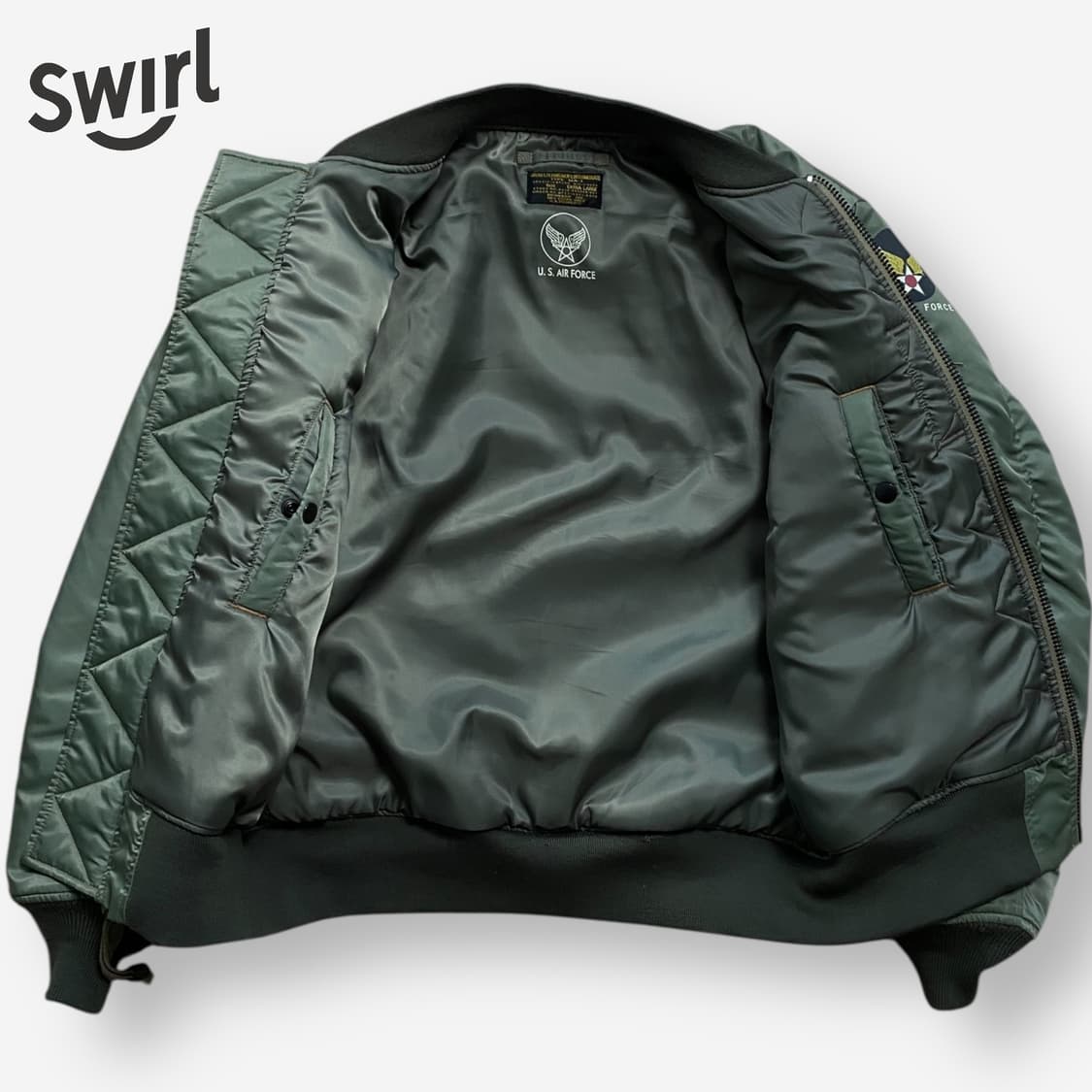 🌊Bronson Ma-1 Wool Pile jacket 상품이미지4