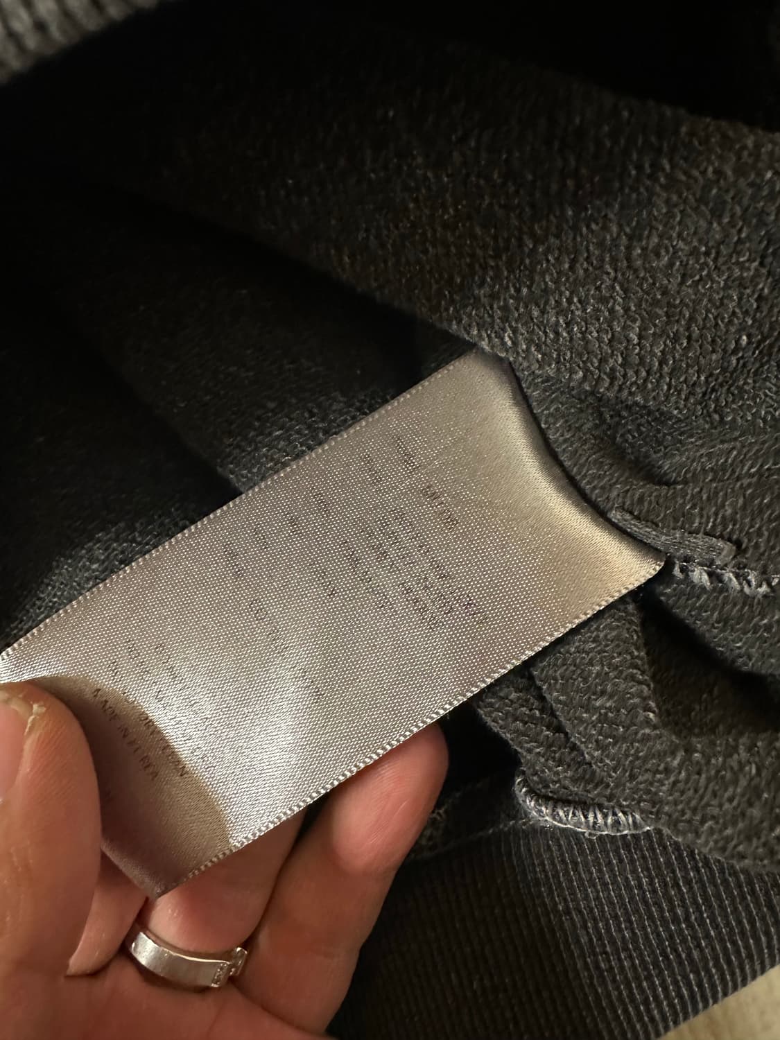 1) 언더마이카 무 Mu.08 그레이 피그먼트 후드티 상품이미지5