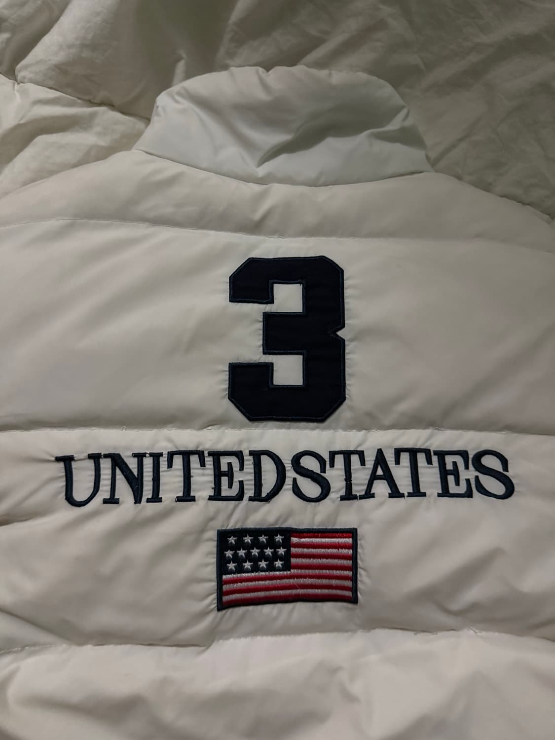 폴로 빅포니 USA 패딩 화이트 M 상품이미지4