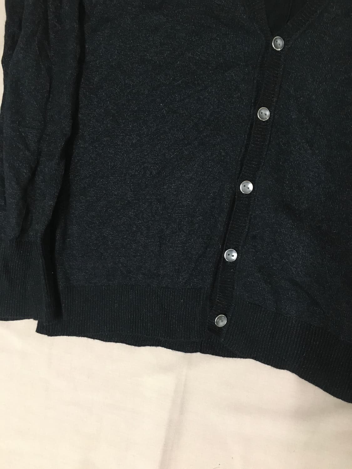 급처! 쉽스 젯 블루 글리터 가디건 상품이미지3