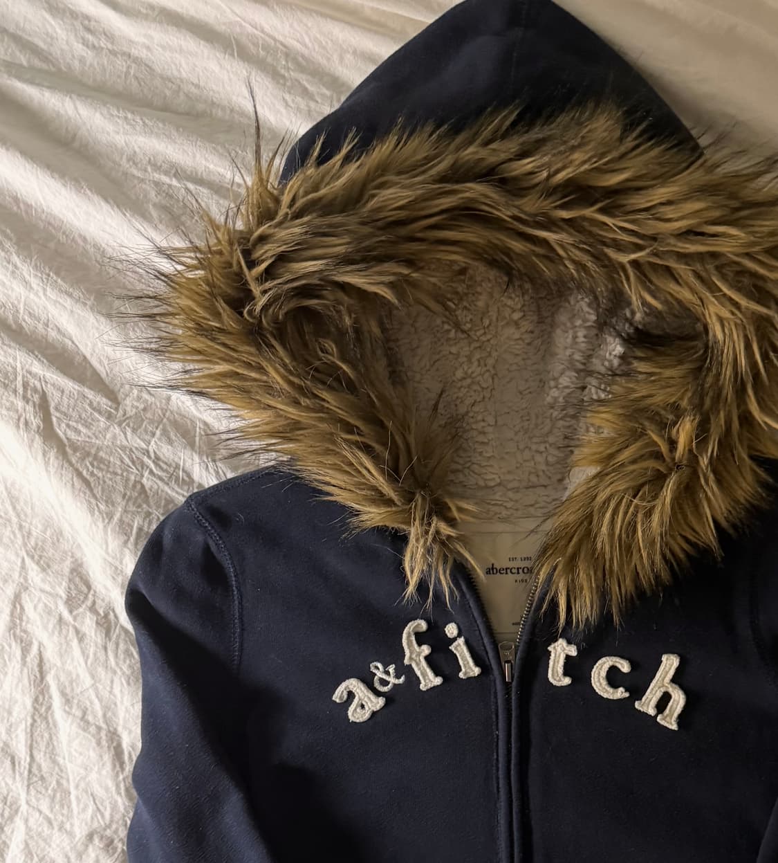 아베크롬비 울프죠 후드집업 네이비 상품이미지1