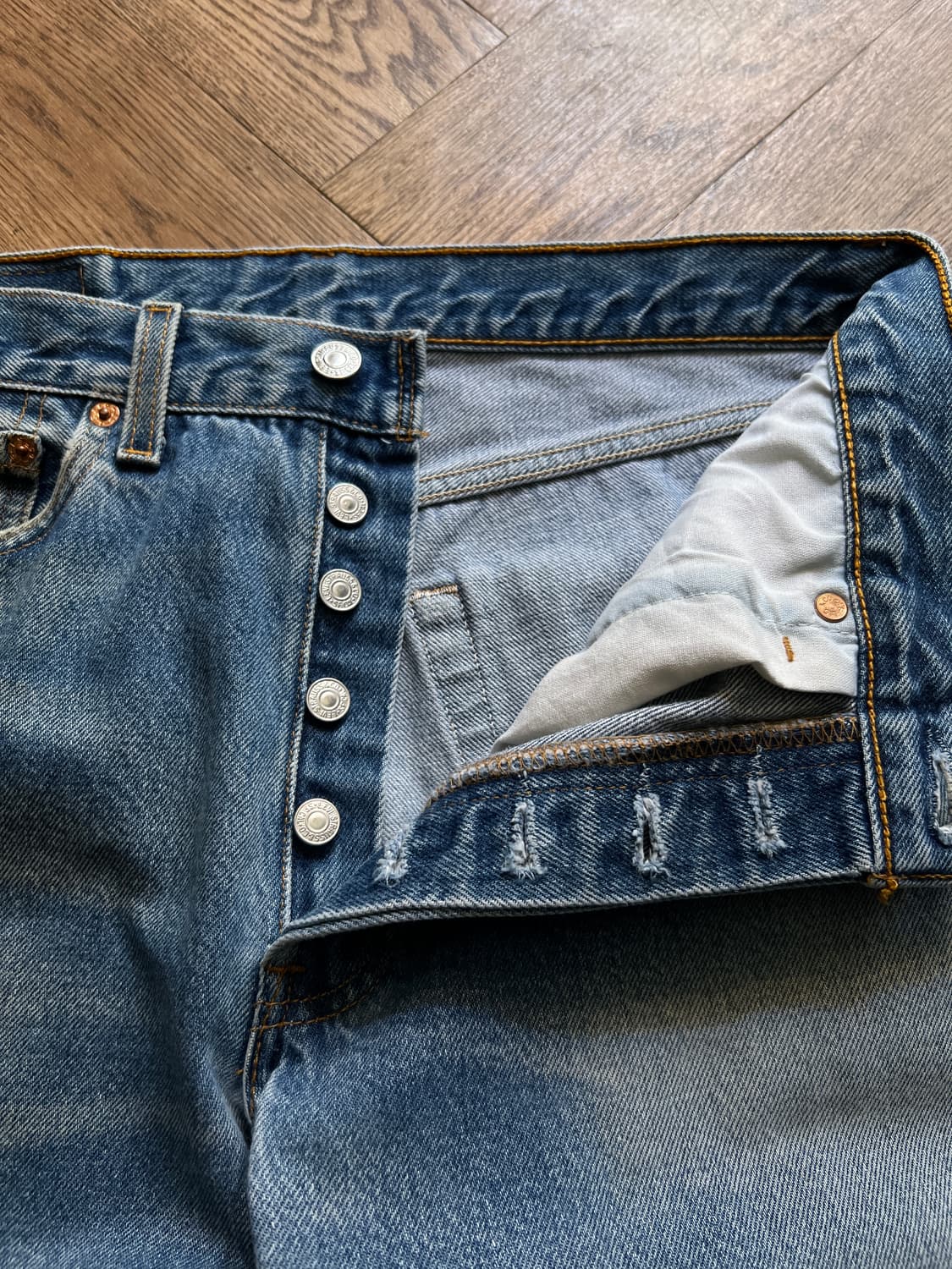[32]90's 리바이스 501XX Made in USA 데님 팬츠 S9 상품이미지3