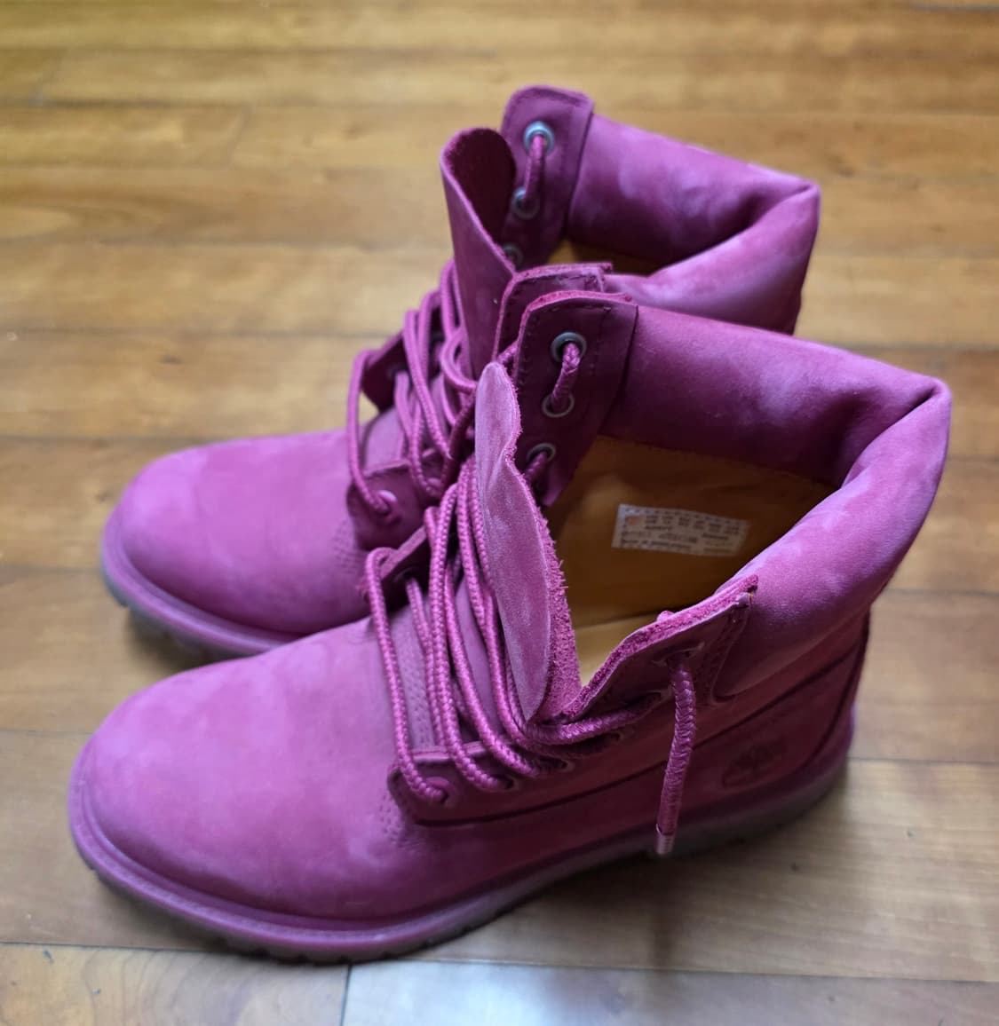 팀버랜드 50주년 한정판 여성 핑크부츠(235) 상품이미지2